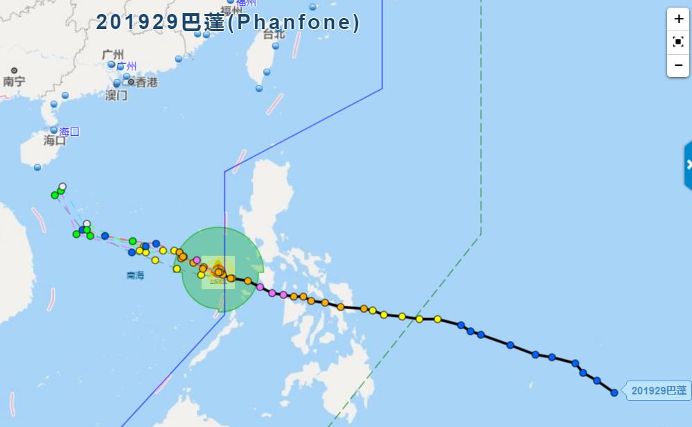 29号台风给中国带来史上最晚台风雨 台风巴蓬现在位置在哪？