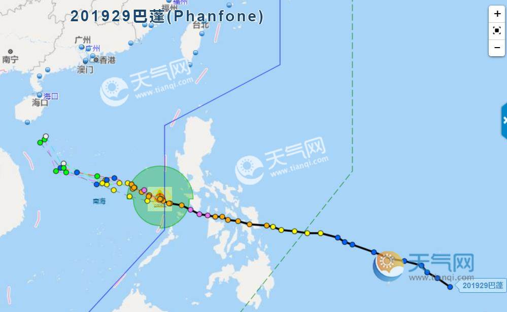 29号台风给中国带来史上最晚台风雨 台风巴蓬现在位置在哪?