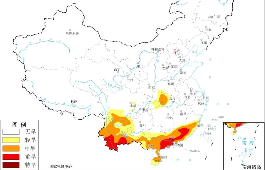 台风巴蓬的台风雨缓解广东干旱 29号台风代表着气候异常