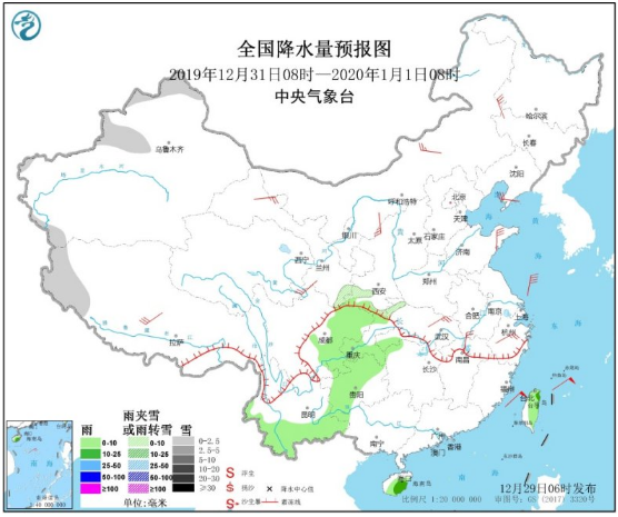 中东部最强降温14℃ 东北大雪局部暴雪