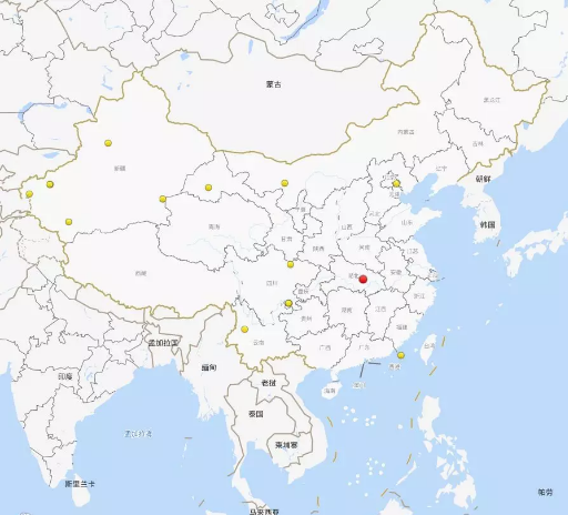 上周中国发生15次大地震 最大地震是湖北孝感4.9级地震