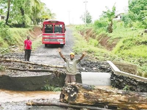 热带气旋“莎拉伊”袭击岛国斐济 酿大风暴雨和洪水