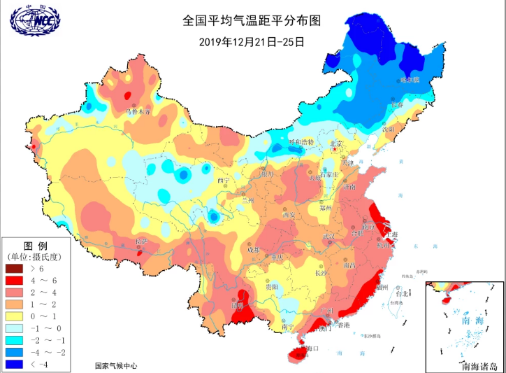 2019-2020暖冬没人能管？元旦春节南方气温或创新高