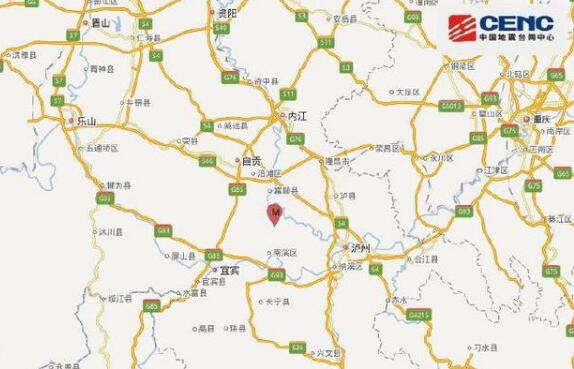 四川自贡市富顺县发生4.3级地震 目前暂无人员伤亡