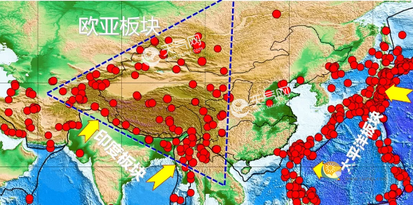 2019年,中国境内发生5级以上地震达30次,大陆地区20次,最大为4月24日