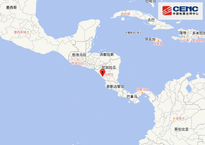 尼加瓜拉地震最新消息2020 遭到5.4级大地震的突然袭击
