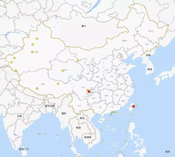 上周中国发生多少次地震？17次！最大地震在哪里