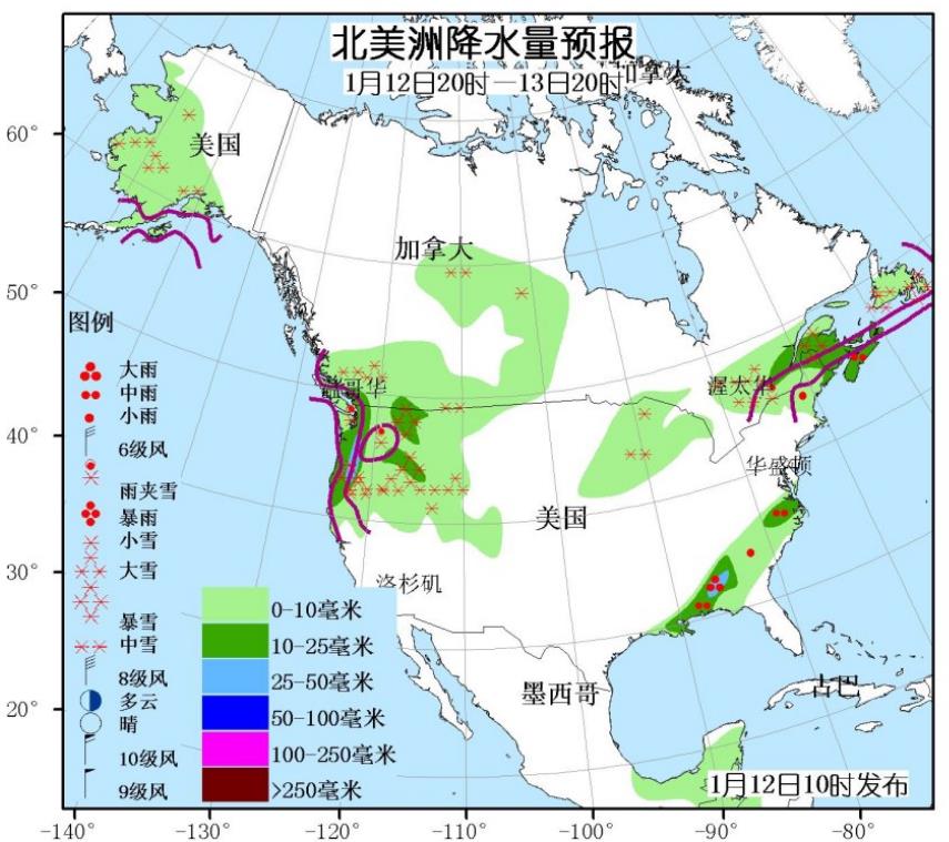 1月12日国外天气预报 澳大利亚中南部高温持续