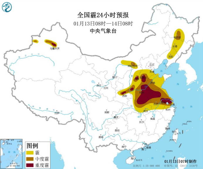 中东部春运期间雨雪“加班加点” 雾霾在华北黄淮玩捉迷藏