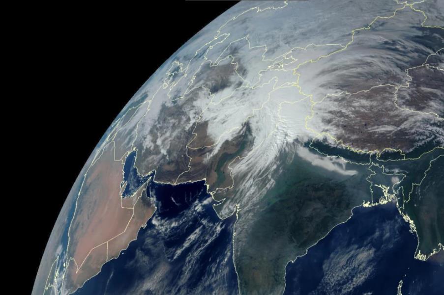 新疆西部有台风来袭？预示着大范围雨雪即将到来