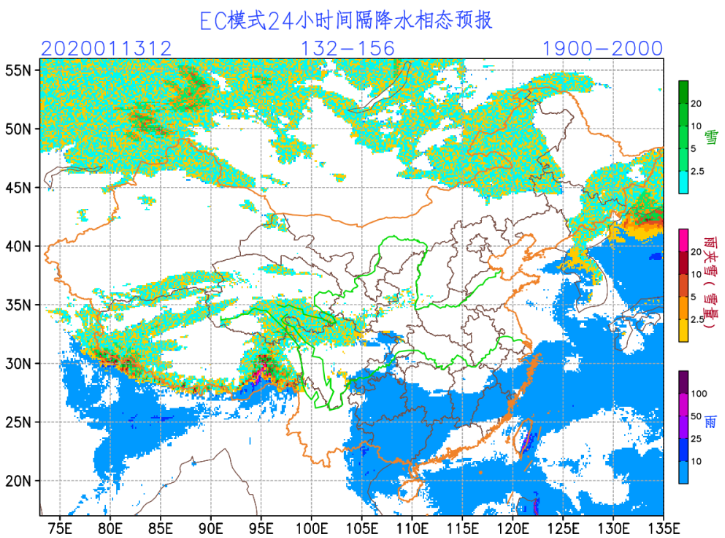 西藏边境遭大范围雨雪袭击 预示着南方地区多雨