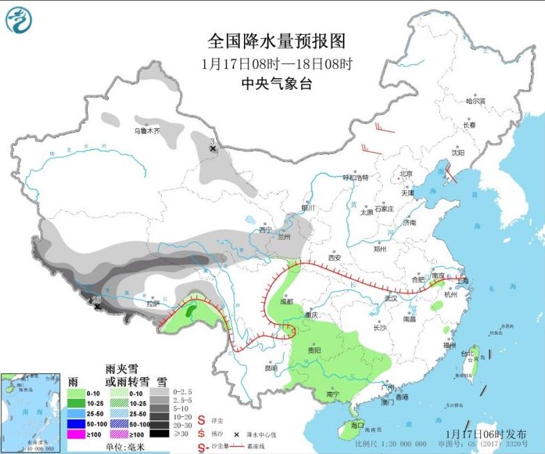 阴冷来袭！长江中下游体感寒冷 华北黄淮出现雾和霾