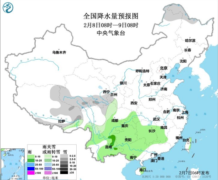 元宵节天气预报：全国雨水弱大部多云到晴