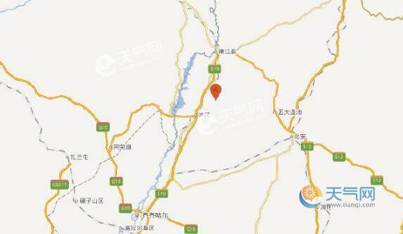 黑龙江嫩江县发生38级地震震区附近铁路运营受影响