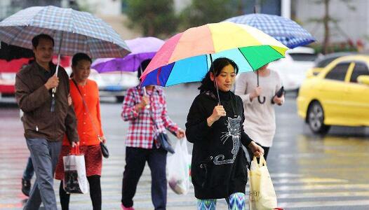 本周海南大部地区有阵雨 省会海口最高气温仅有20℃