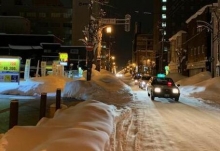 受冷气团影响 日本北海道多地出现-36℃低温