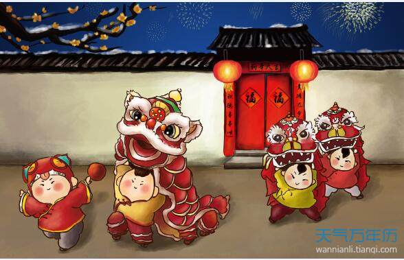 守岁的传说至于这个习俗的来历,在我国民间流传着一个关于"年"的故事