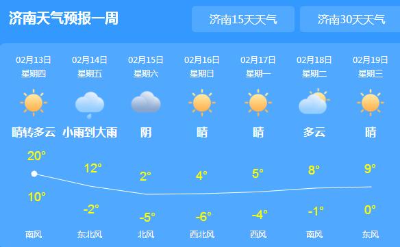 明起山东迎大范围强降雪 省会济南气温跌至11℃