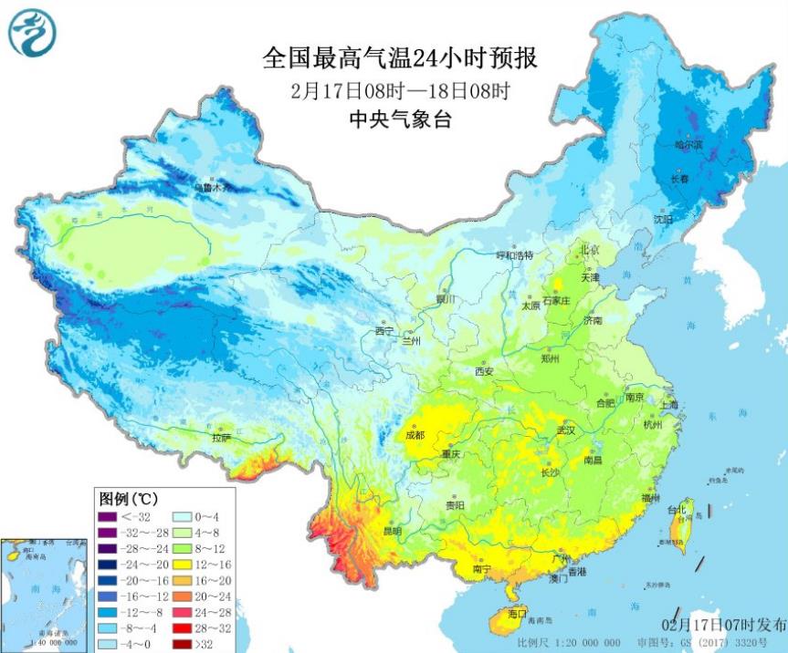 全国大部升温回暖 新疆西藏仍有雨雪天气