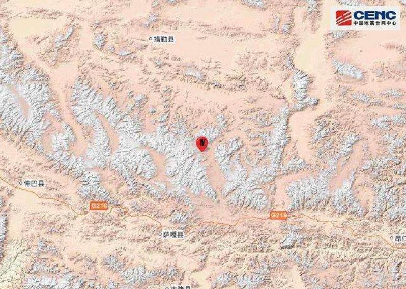 西藏地震最新消息 阿里地区措勤县突发地震