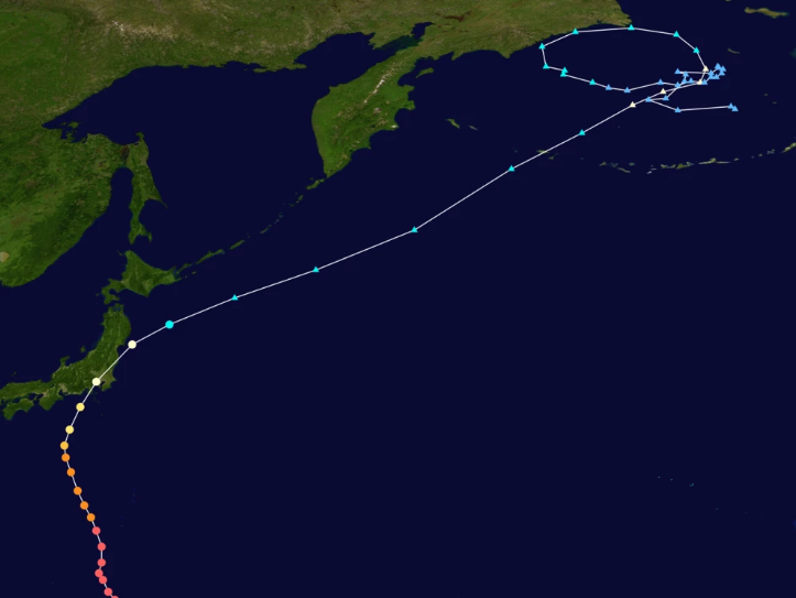 日本气象厅给台风海贝思追加封号 因灾难过大43年来第一次