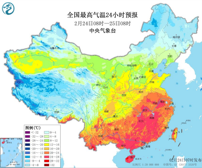 内蒙古河北青藏等地有小到中雪 山东安徽江苏等地出现中雨