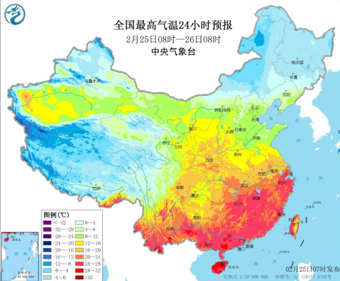 全国回暖趋势被强硬打断 中东部雨雪即将起航