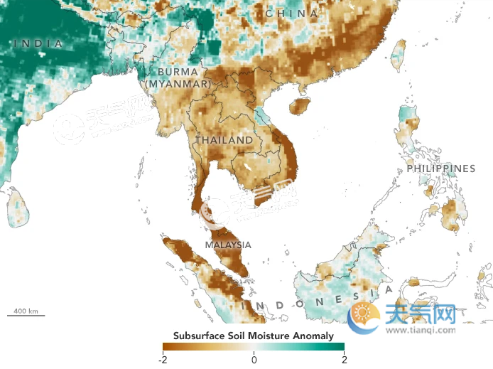 东南亚多个国家被海水入侵泰国干旱全都是气候变化作祟