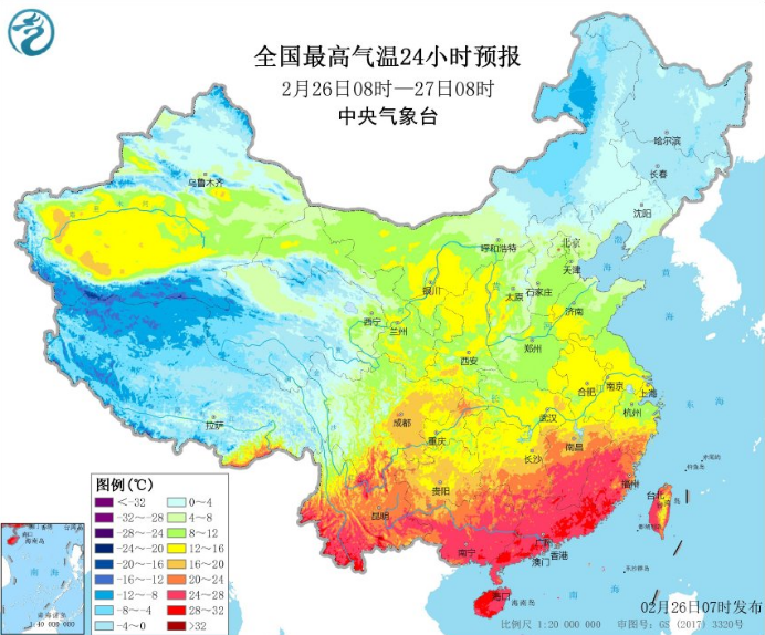 中东部自西向东铺开一轮雨雪 江南江淮成最新降温中心