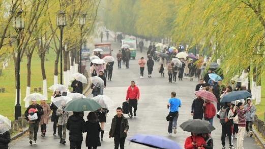 湖北各地阴雨天气较频繁 武汉最高气温仅有16℃
