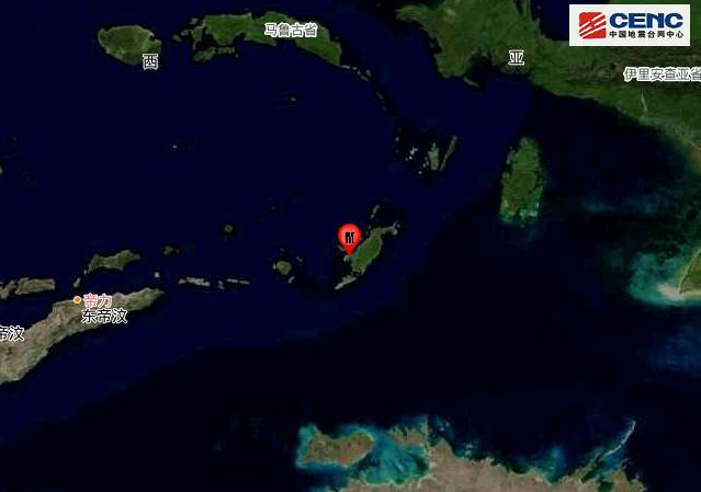 印尼地震最新消息2020 塔宁巴尔群岛爆发5.8级地震
