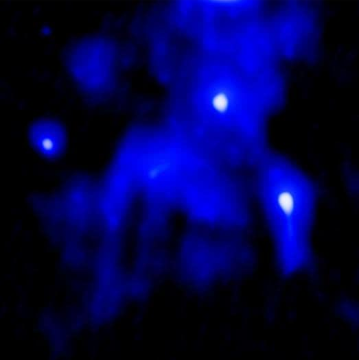 NASA：宇宙火山喷发 来自距地球3.9亿光年星系黑洞