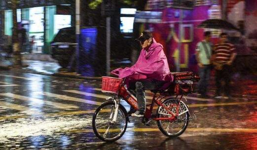 广东多地中到大雨气温22℃ 市民出行需注意交通安全