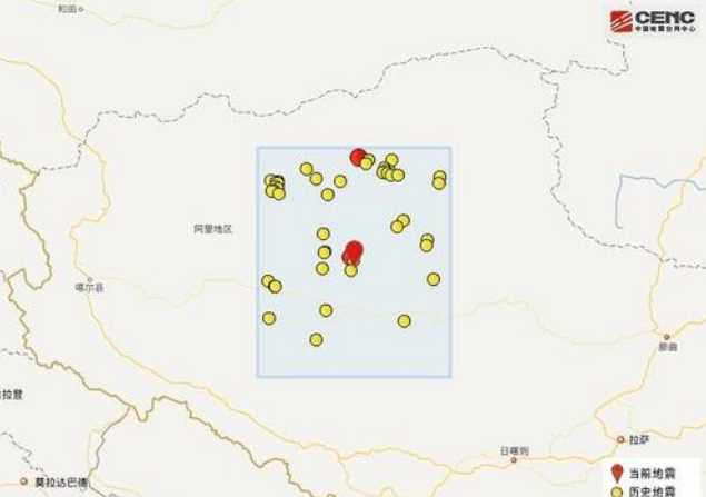 西藏地震最新消息 阿里地区改则县发生3.7级地震