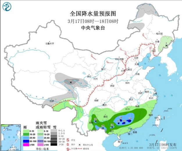 北方升温回暖华北冲击20℃ 南方迎降雨最强时段