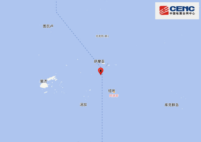 萨摩亚地震最新消息 萨摩亚群岛18日凌晨爆发6.0级大地震