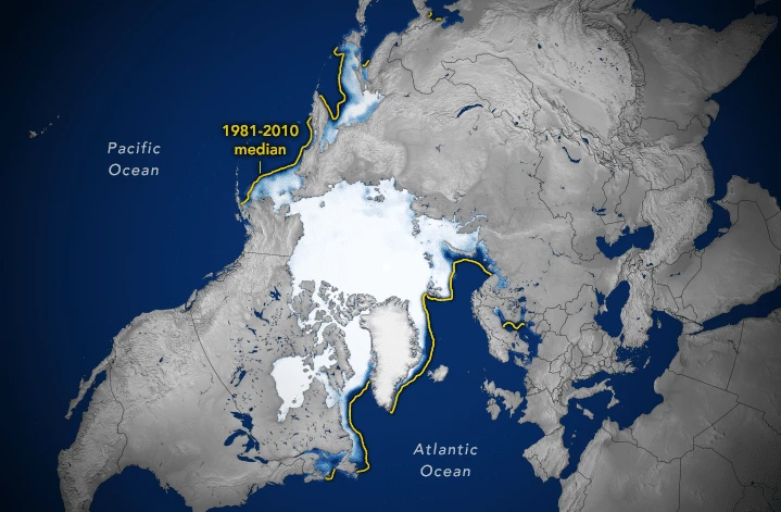 北极海冰在迅速增长！达到2013年以来最大水平