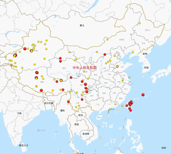 2020年一季度中国地震总结：1-3月累计地震157次