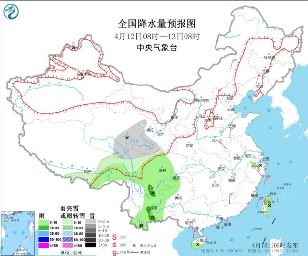 湖南贵州江西广东等地出现暴雨 中东部有大幅降温