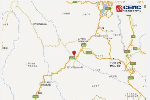 2020云南地震最新消息今天 玉溪市元江县发生3.5级地震