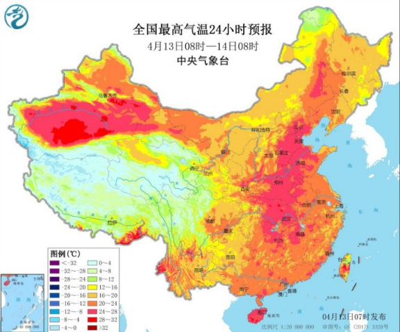 全国大部降水稀少 华北东北迎气温新高南方夏天到来