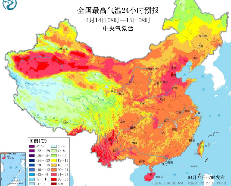 南方北方气温攀升达到高点 华北东北将有降雨到来