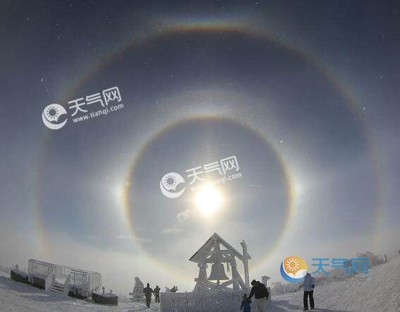 天气 天气新闻 正文 什么是幻日 幻日是大气的一种光学现象.