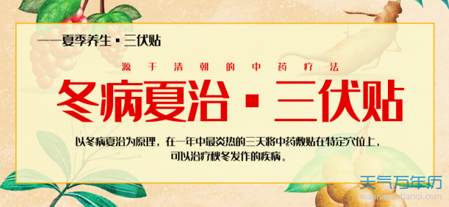 2020三伏贴的时间表 2020年三伏贴什么时候开始贴