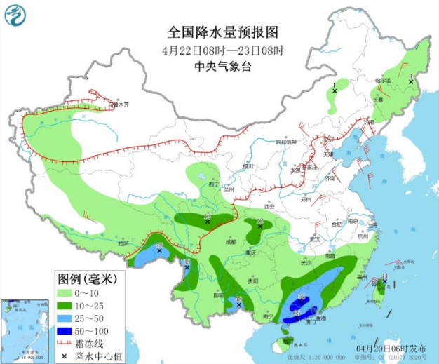 东北华北遭冷空气袭击降温10℃ 华南江南新一轮降水开启