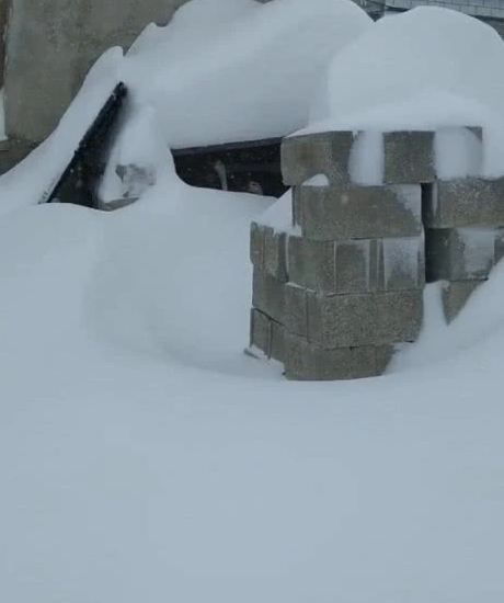 黑龙江等多地降雪嫩江积雪半米 内蒙古扎兰屯积雪48厘米