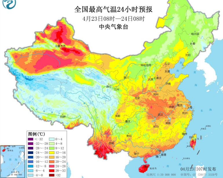 北方气温回升多地在20℃以上 华南警惕强对流天气