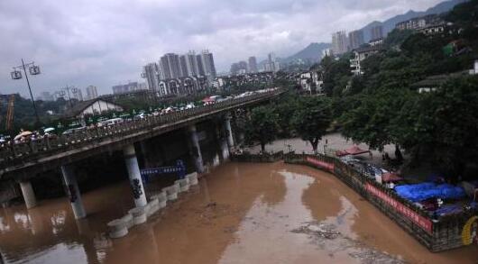 今年重庆暴雨洪涝较常年偏重 琼江綦江等河流超警戒水位