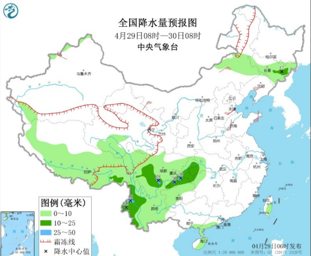 华北黄淮未来三天升温6-8℃ 云南等地现小雨