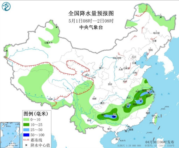 华北黄淮将出现37℃高温 西南东部和江南有大雨